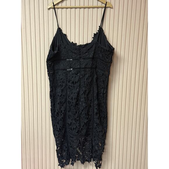 Boohoo Plus Premium Crochet Lace Strappy Midi Dress Women’s Size 18 - Picture 3 of 16